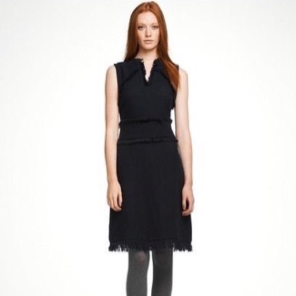 Tory Burch Navy Tweed Dress, Size 0